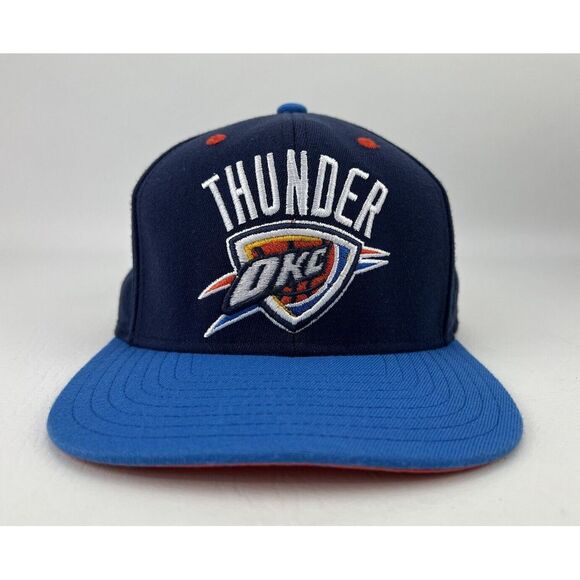 Oklahoma City Thunder OKC Adidas NBA Snapback Hat Cap - Picture 10 of 11